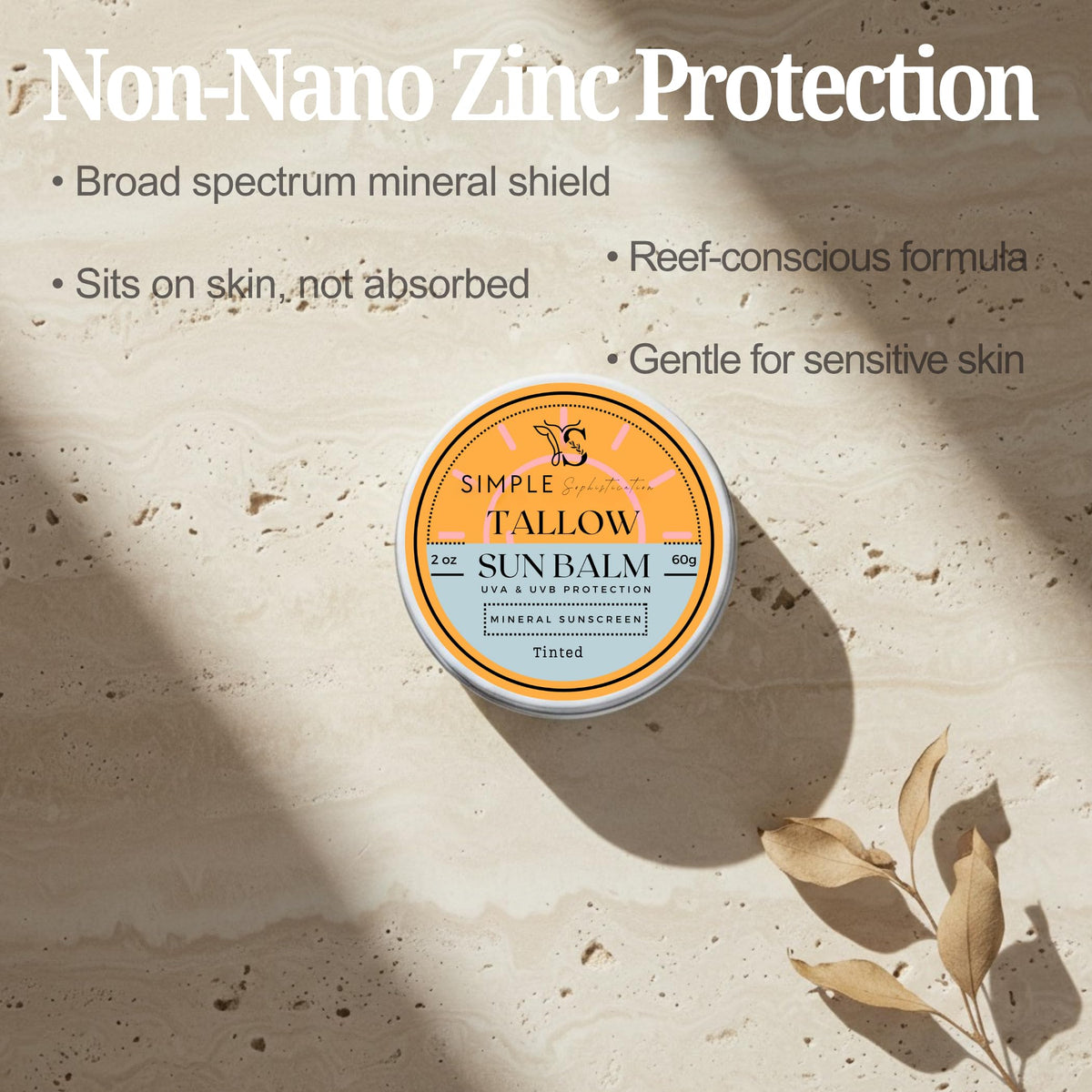 Simple Sophistication balm being applied on hand demonstrating easy spreadability