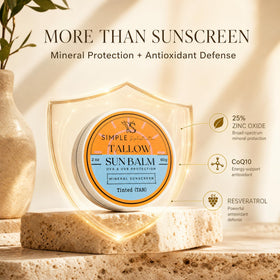 Simple Sophistication texture close-up showing smooth balm and moisturizing benefit