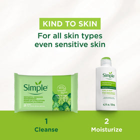 Simple wipes styled inside a travel bag demonstrating portability and on-the-go benefit