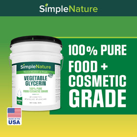 SimpleNature viscous glycerin pouring to show texture and smooth blending benefit