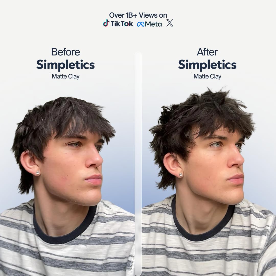Simpletics open jar texture close-up highlights clay grip and workability