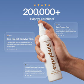 Simpletics texture detail highlighting Himalayan pink salt for texture