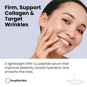 Simplified Skin dropper dispensing serum highlighting precise application benefit