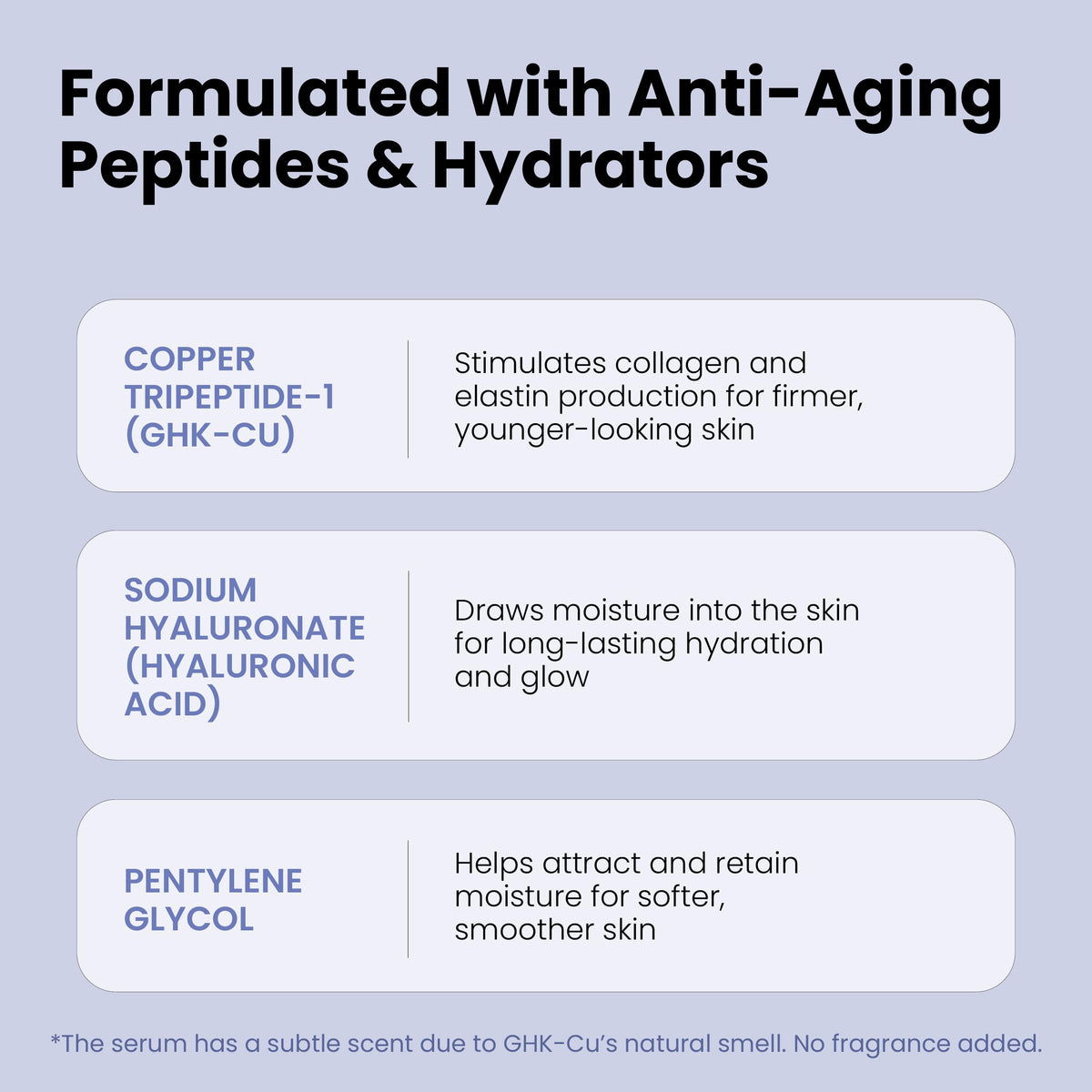 Simplified Skin texture close-up showing lightweight serum for fast absorption