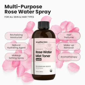 Simplified Skin label detail showing USDA organic seal and ingredient clarity benefit