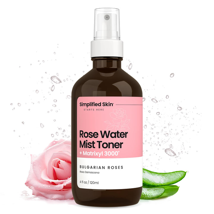 Simplified Skin front packaging showing bottle and label benefits