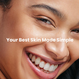 Simplified Skin bottle inside travel bag for on-the-go hydration