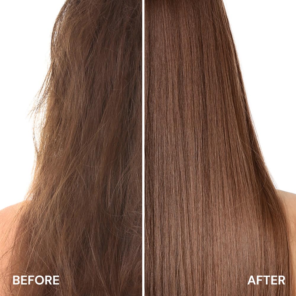 SIMPLY SMOOTH applied to damp hair to detangle and prep for styling