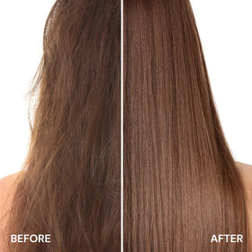 SIMPLY SMOOTH applied to damp hair to detangle and prep for styling