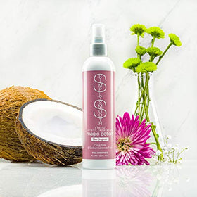 SIMPLY SMOOTH used on styled hair showing smooth, shiny finish and easier styling