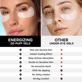 SimplyVital after application under-eye area appearing smoother and refreshed