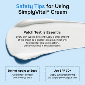 SimplyVital label close-up showing ingredient list and usage guidance for informed shoppers