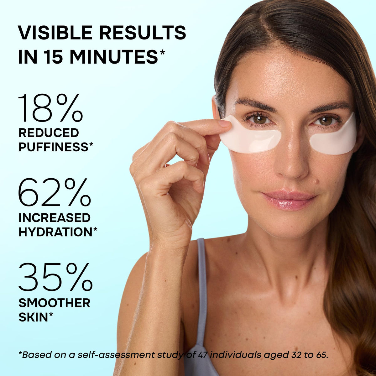 SimplyVital close-up of hydrogel patch texture demonstrating smooth adherence