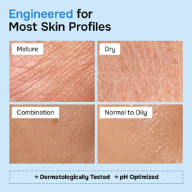 SimplyVital serum texture droplet on finger highlighting lightweight hydrating consistency