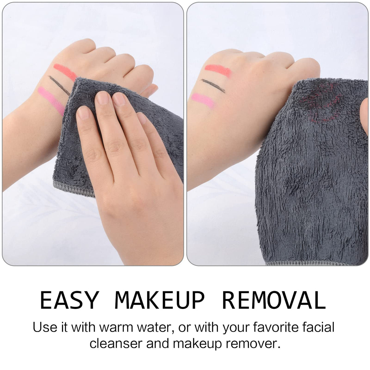 SINLAND close-up of microfiber texture showing gentle effective cleansing