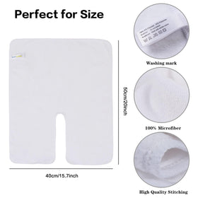 SINLAND close-up microfiber texture highlighting softness and gentle touch
