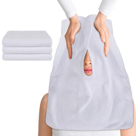 SINLAND front view of facial towel showing full coverage and professional look