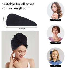 SINLAND turban size comparison in hands showing coverage benefit