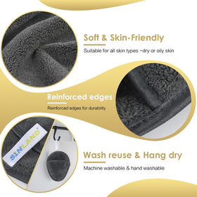 SINLAND pads staged in toiletry kit showing convenience for travel