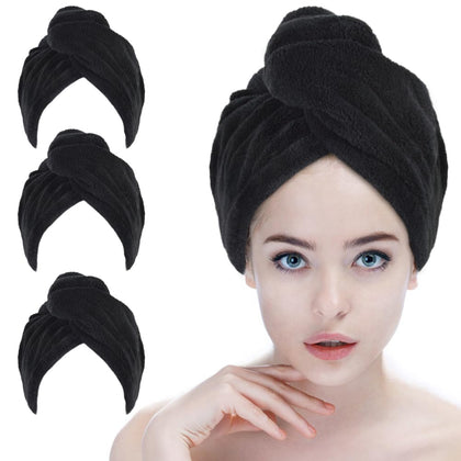 SINLAND turban front view showing compact fast-dry design benefit