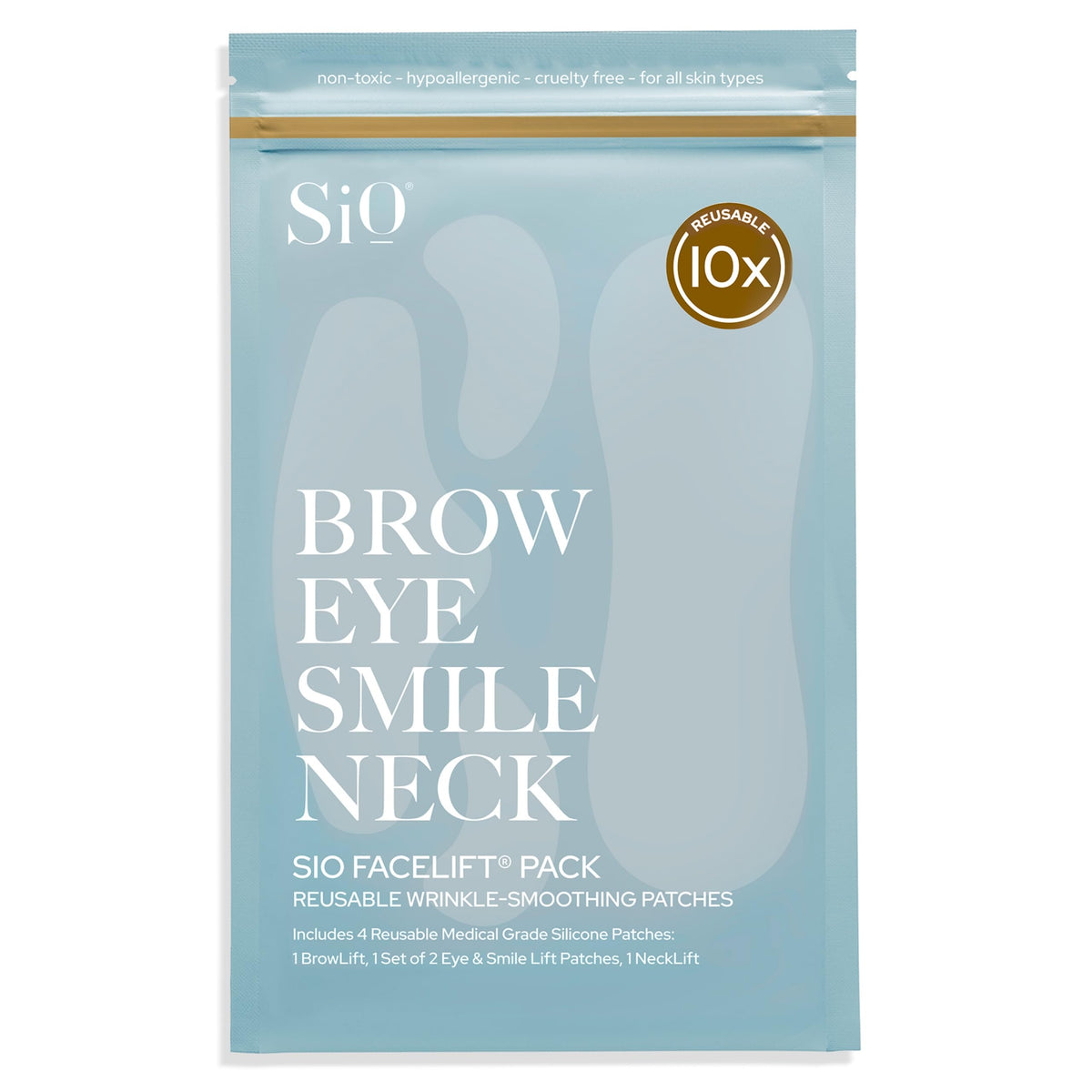 SiO product box front showing packaging and key benefits