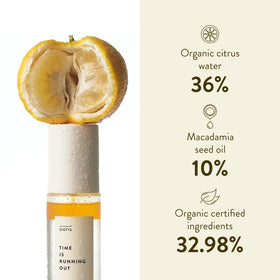 SIORIS close-up of biphasic oil and water layers highlighting nourishing texture