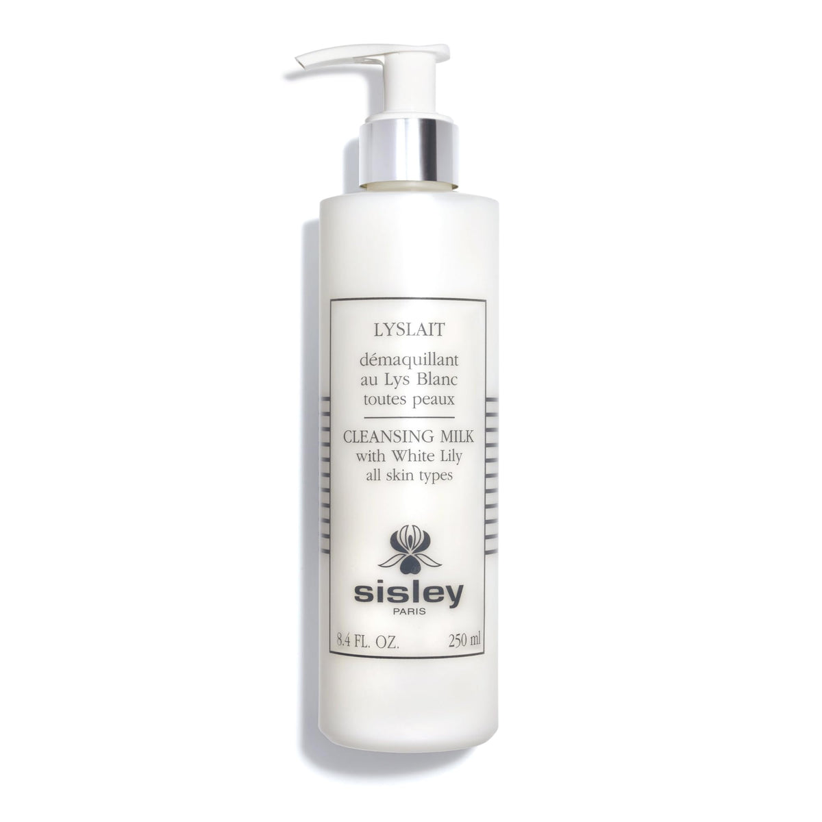 Sisley Paris Lyslait front packaging showing clean label and 250 mL size for effortless use