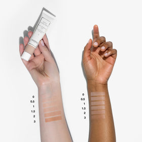 Sisley Paris applied on medium skin model demonstrating evened tone and natural glow