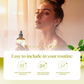 SIVA ORGANICS massage use in lifestyle setting promoting relaxation