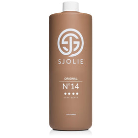 SJOLIE SUNLESS front packaging showing 32oz bottle and label benefits