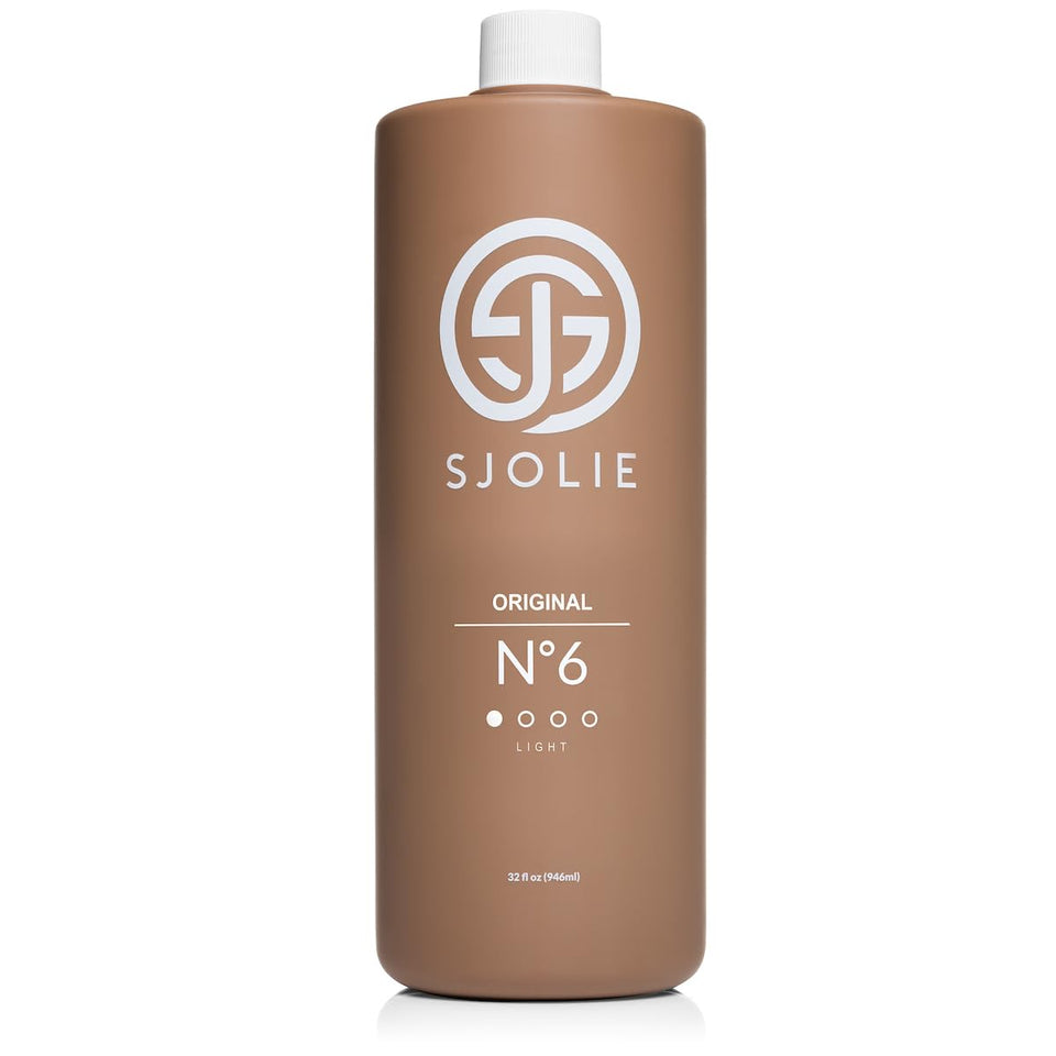 SJOLIE SUNLESS front bottle shot showing label and size for clear identification and convenience