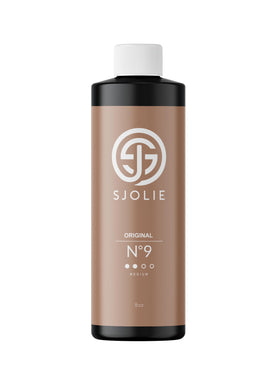 SJOLIE SUNLESS front packaging showing clean label and medium tan benefit