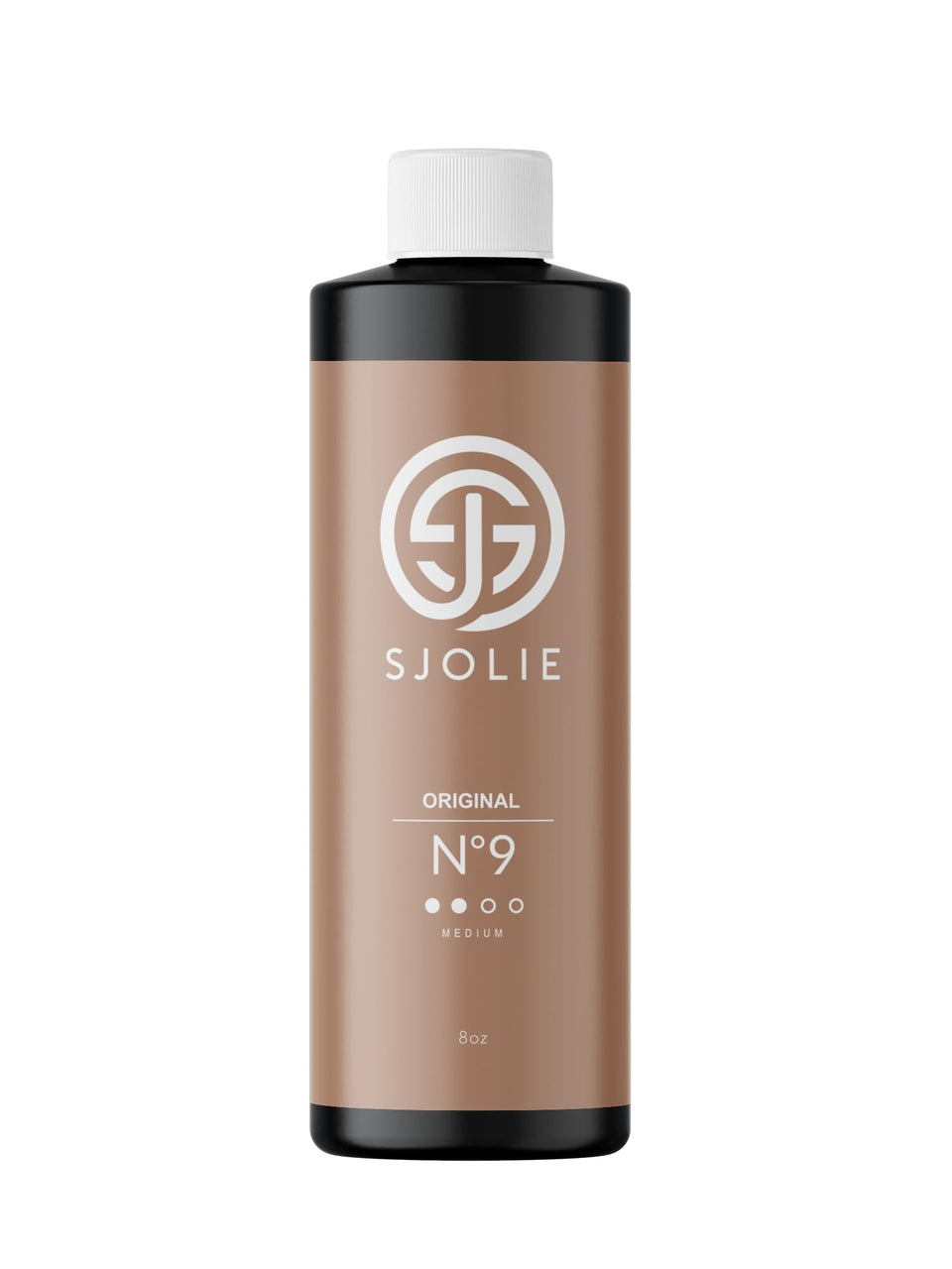 SJOLIE SUNLESS front packaging showing clean label and medium tan benefit