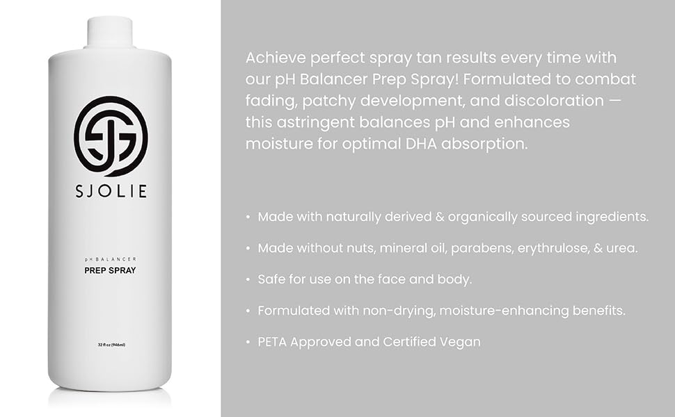 SJOLIE SUNLESS spray pump close-up highlighting easy application and control