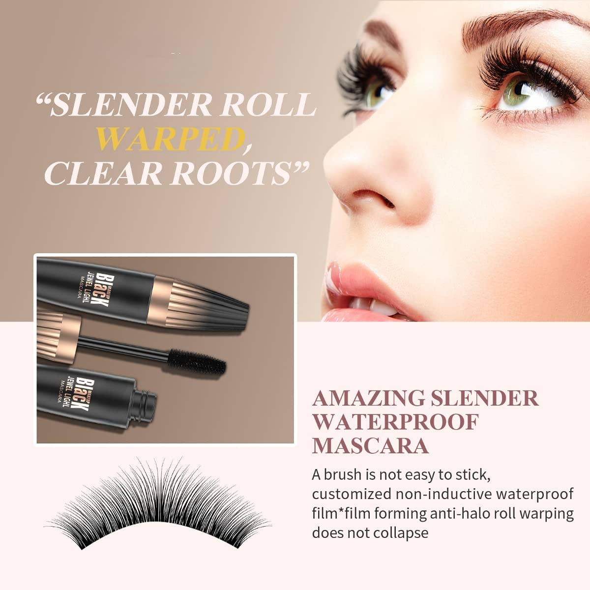 SJXYOYDS brush closeup separating lashes for precise application benefit