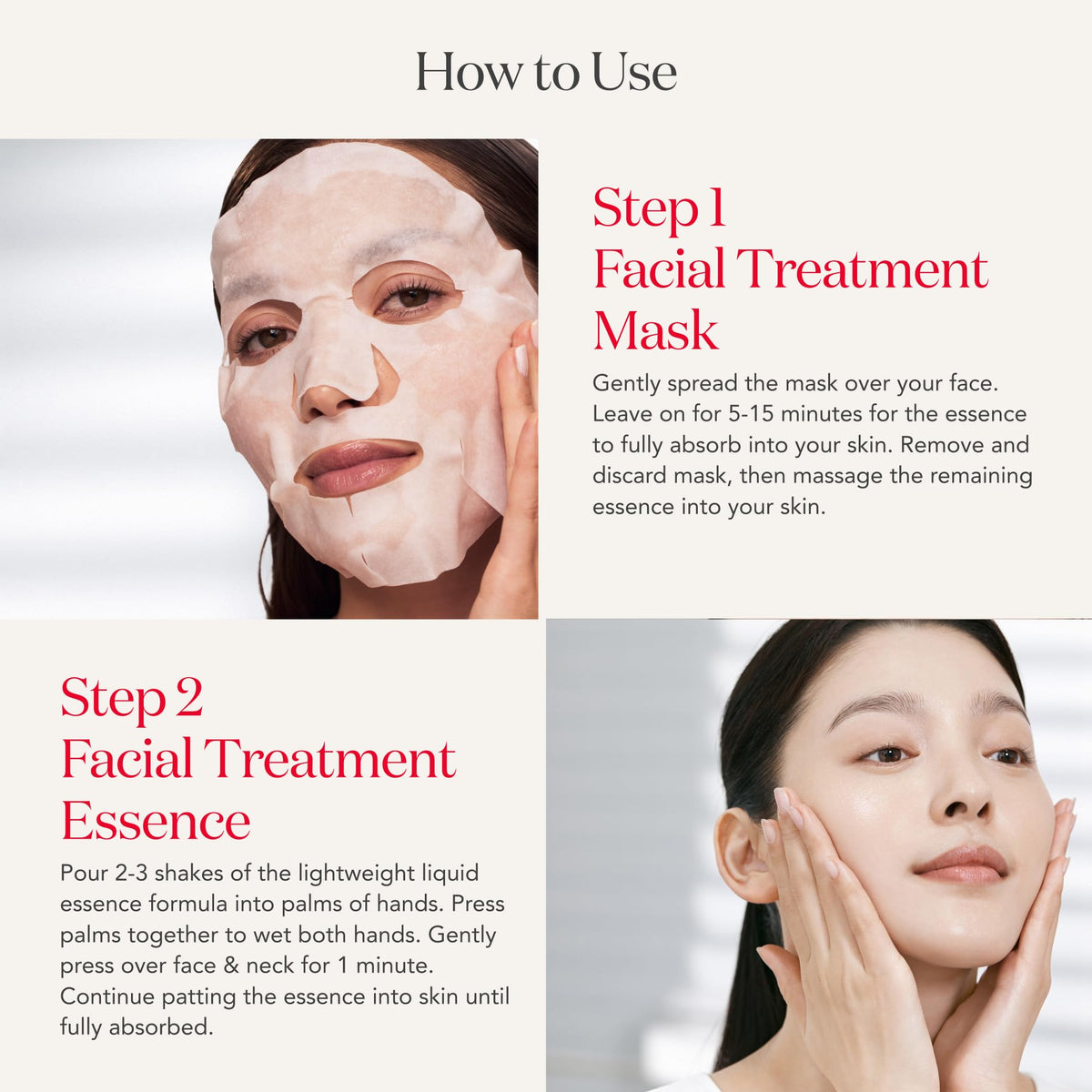 Comparative skin texture view with SK-II showing smoother appearance