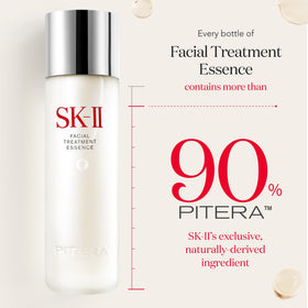 SK-II facial cleanser lather on hand, demonstrating gentle cleansing and smooth feel