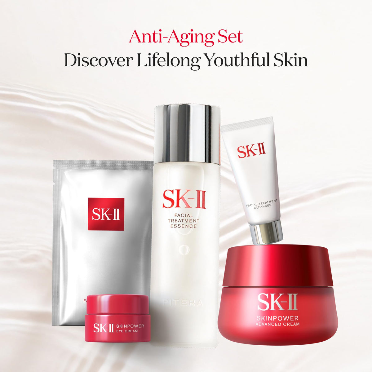SK-II Facial Treatment Essence bottle close-up, highlighting PITERA™ clarity and hydration