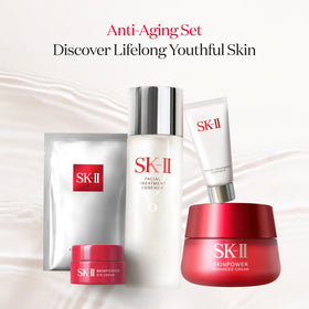 SK-II Facial Treatment Essence bottle close-up, highlighting PITERA™ clarity and hydration