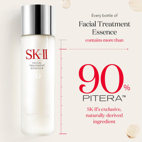 SK-II essence on cotton pad ready for application for even product distribution