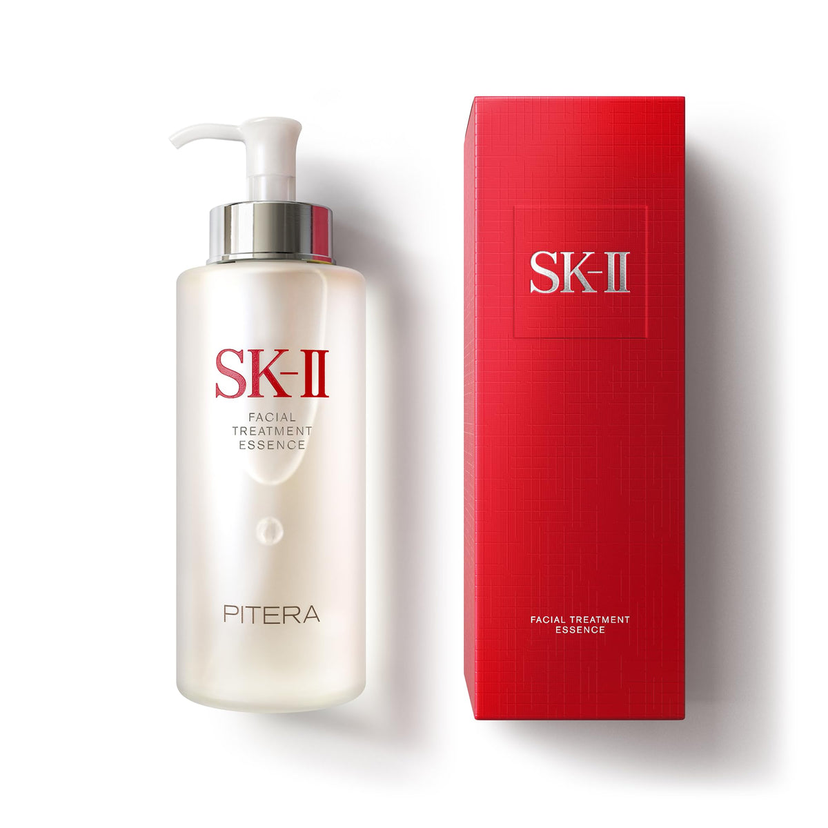 SK-II front bottle showing full 11.2 oz size and elegant design benefit clarity