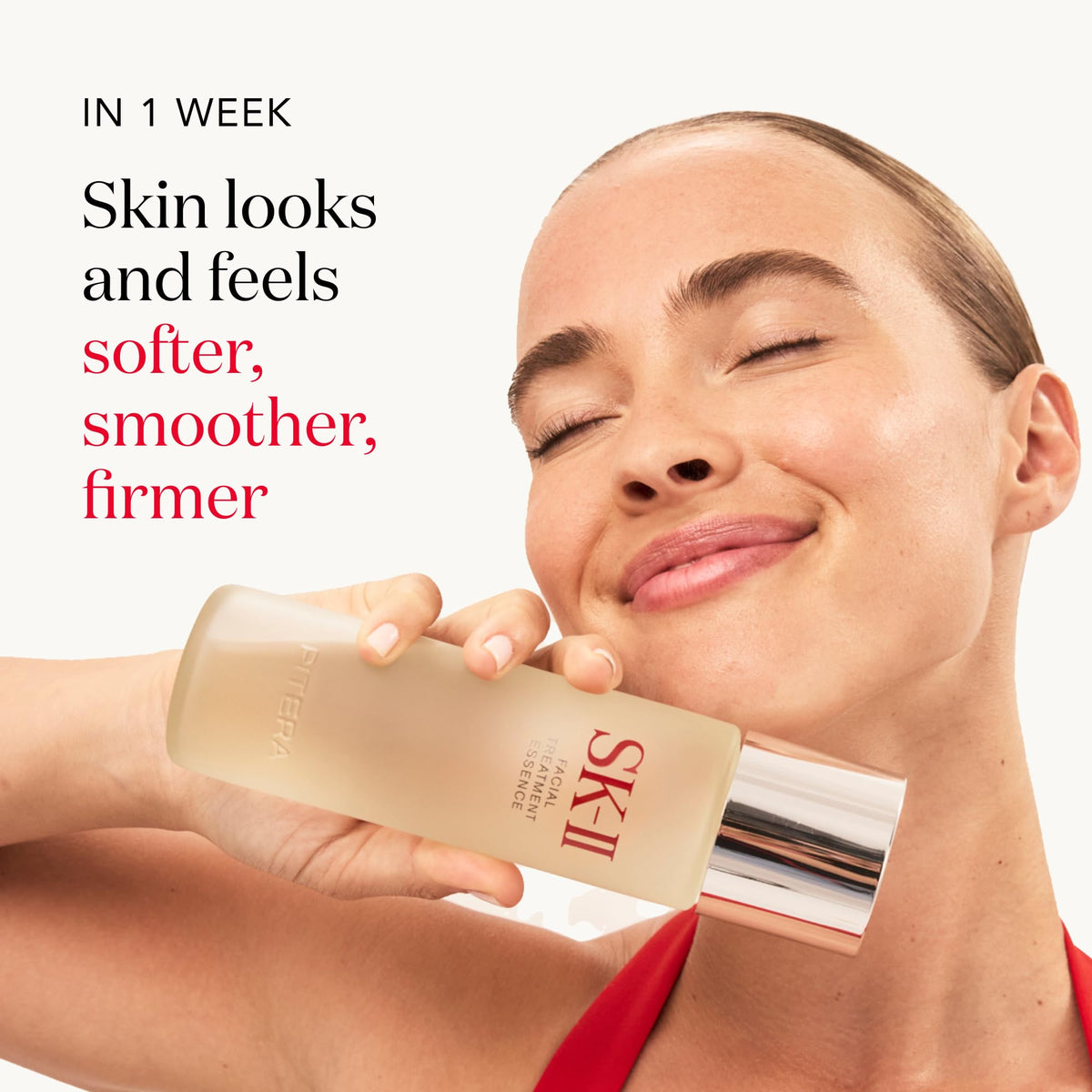 SK-II ingredients visual featuring PITERA symbol to emphasize fermentation benefit