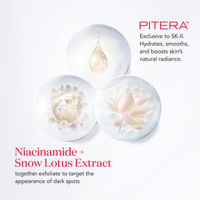 SK-II lotus flower extract close-up highlighting natural brightening support