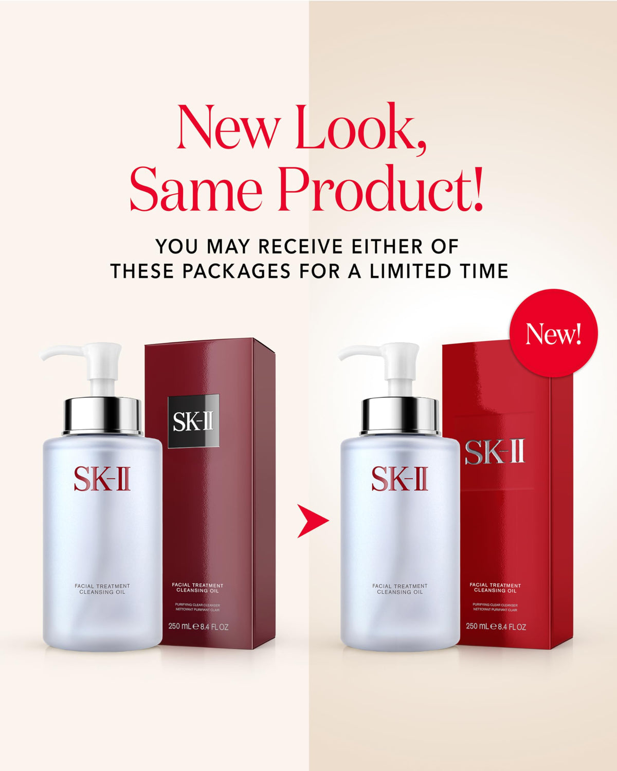 SK-II cleansing oil staged on vanity to show routine-ready, gentle luxury