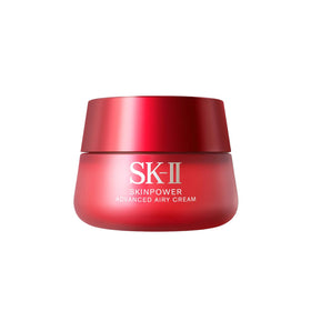 SK-II jar front view showing elegant packaging and premium hydration benefit