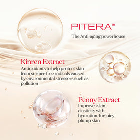 Applying SK-II cream to cheek demonstrating smoothing and plumping