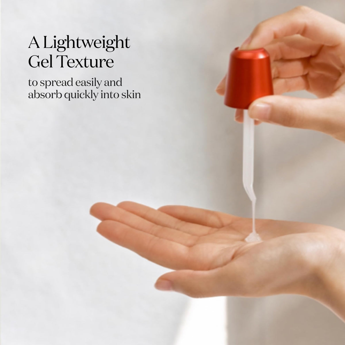 Applying SK-II essence on hand demonstrating quick absorption and hydration benefit