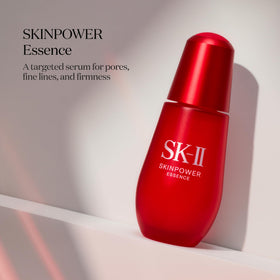 SK-II auto-dropper detail highlighting precise dosing for consistent application benefit
