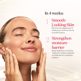 SK-II texture drop close-up showing lightweight serum absorbency for smooth finish benefit