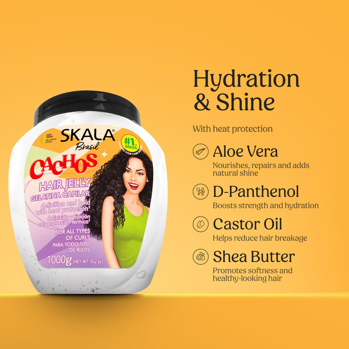 SKALA close-up of gel-cream texture highlighting smooth application benefit